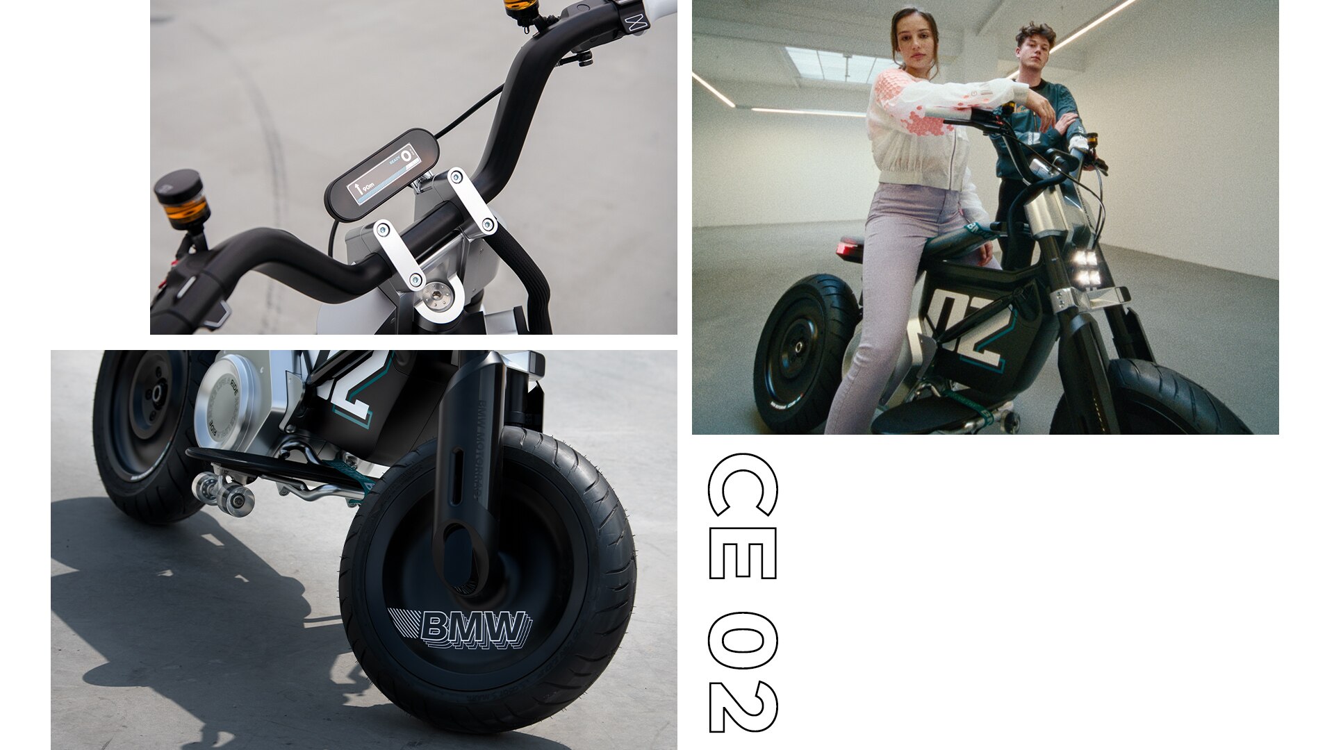 A BMW Motorrad Concept CE 02 dizájnja egyszerre érzelemteli és minimalista.