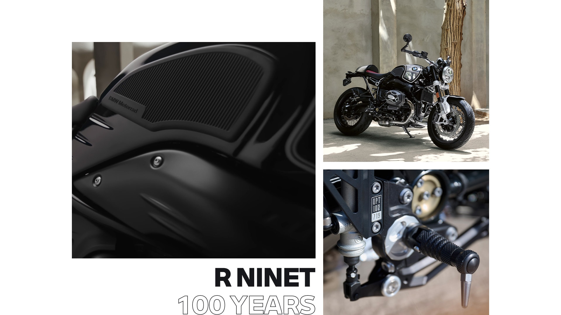 A BMW R nineT 100 Years limitált kiadású modell a BMW Motorrad 100. évfordulójára 