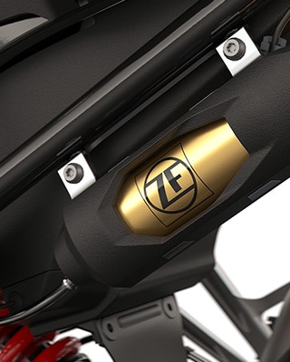 A BMW Motorrad F 900 GS Adventure motorja Dynamic ESA rendszerrel