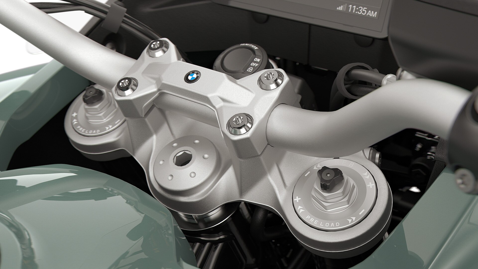 A BMW Motorrad F 900 GS Adventure állítható villája