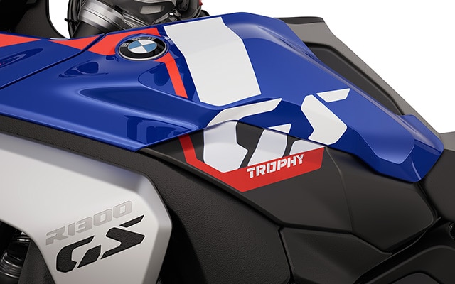 „GS Trophy” felirat a BMW Motorrad R 1300 GS Trophy modelljén