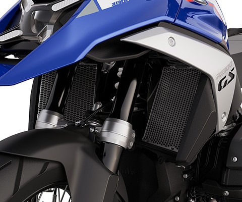 A BMW Motorrad R 1300 GS Trophy modelljének hűtőrácsa