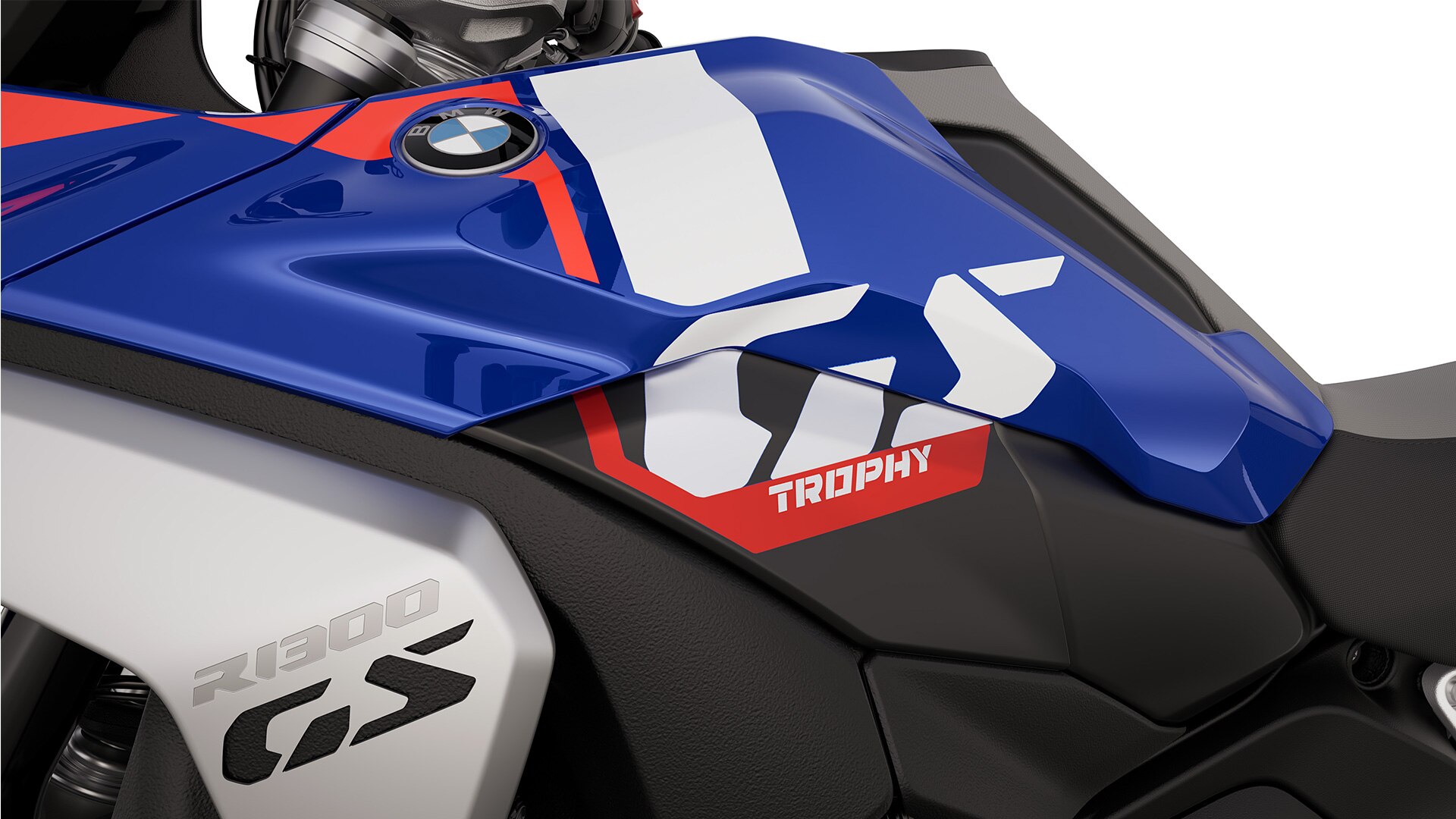 „GS Trophy” felirat a BMW Motorrad R 1300 GS Trophy modelljén