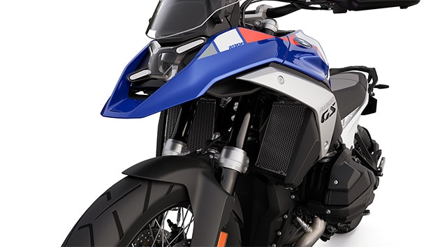 A BMW Motorrad R 1300 GS Trophy modelljének hűtőrácsa