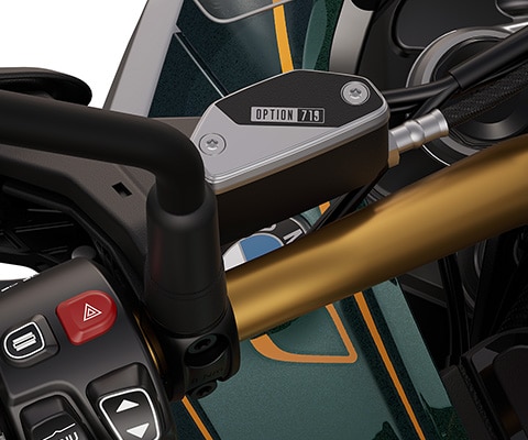 A BMW R 1300 GS Tramuntana motor Option 719 kivitelének mart alkatrészei