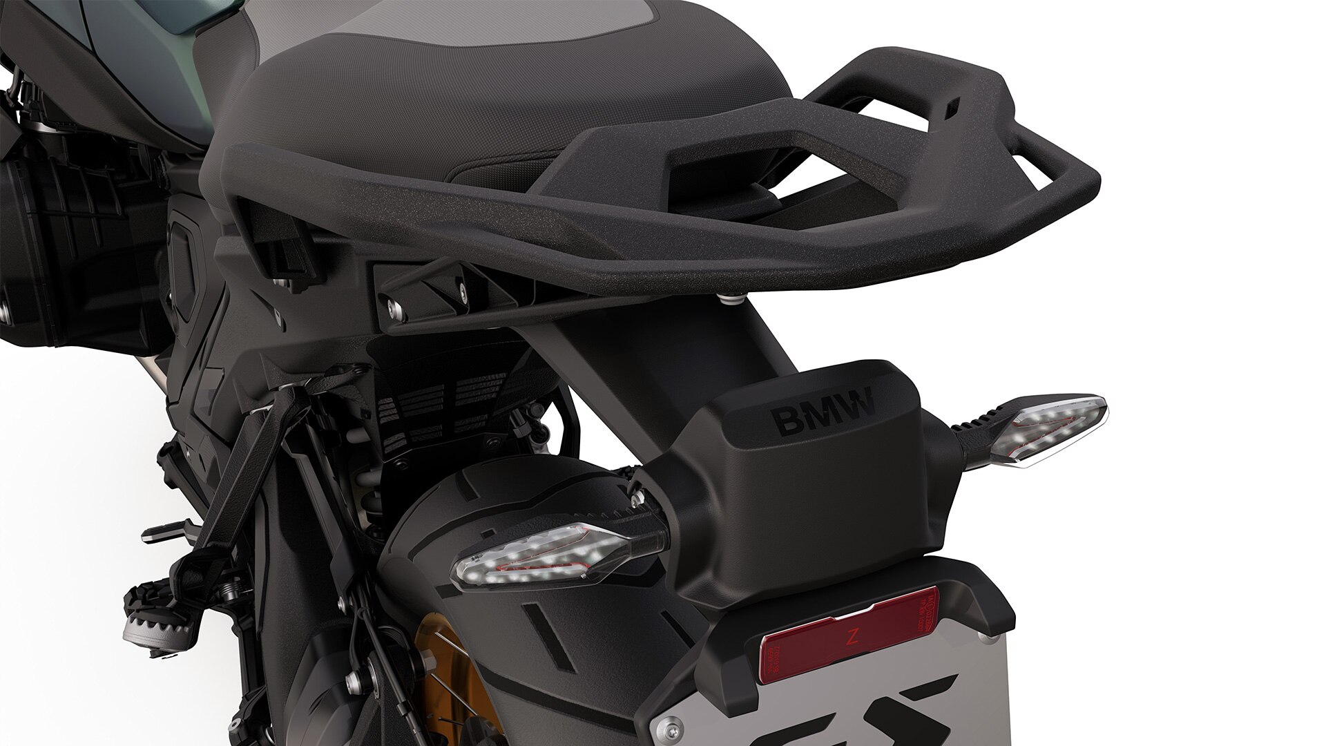 A BMW R 1300 GS Option 719 Tramuntana motor integrált irányjelzőkkel és hátsó radarral