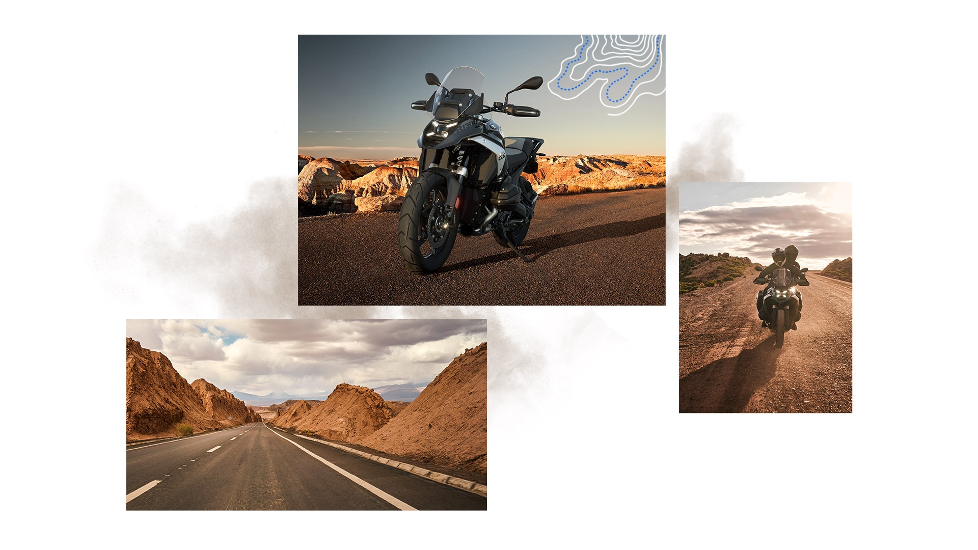 A BMW Motorrad R 1300 GS Triple Black motorja