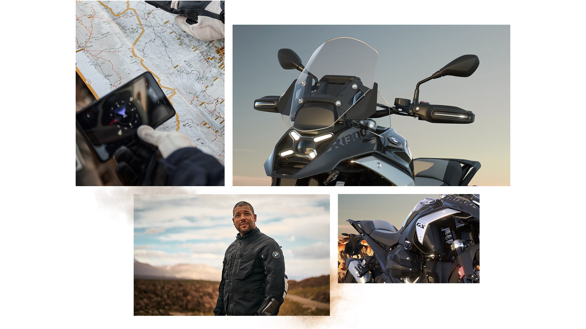 A BMW Motorrad R 1300 GS Triple Black motorjának dinamikus dizájnja