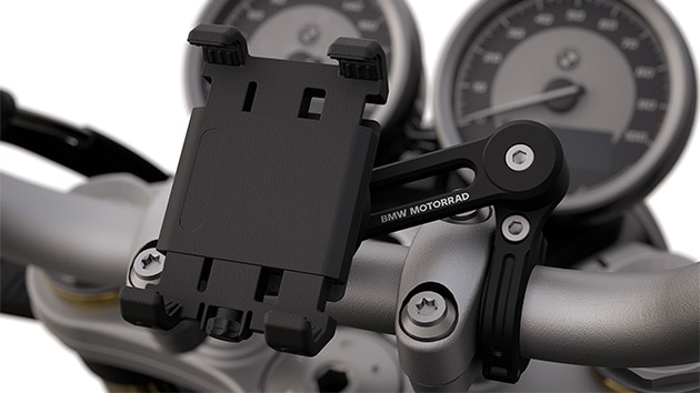 ConnectedRide Control és okostelefon-tartó a BMW Motorrad R 12 nineT modelljéhez