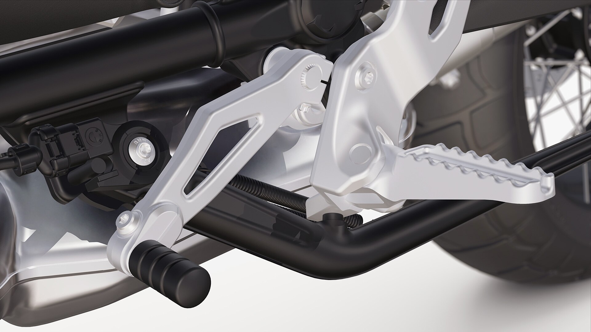 A BMW Motorrad R 12 G/S modelljének Pro váltóasszisztenssel ellátott komfortcsomagja