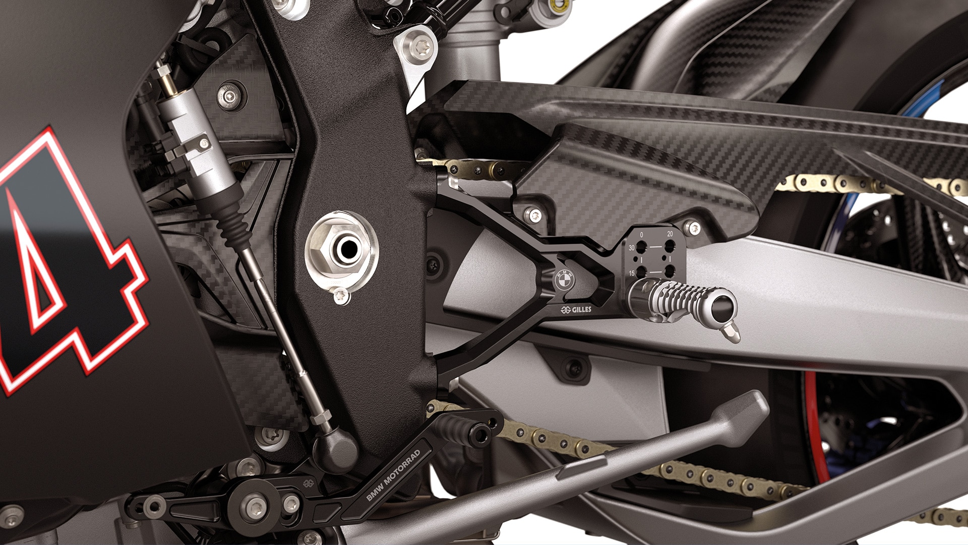 Az M 1000 RR kiváló minőségű M mart alkatrészei