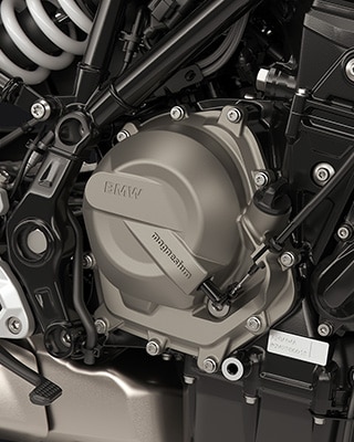 A BMW Motorrad F 450 R soros kéthengeres motorja