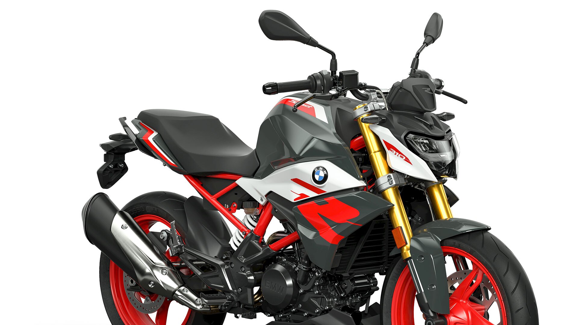 Az G 310 R ergonomikus ülését látjuk.