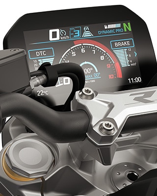 A BMW Motorrad R 1300 R modelljének DTC-Shift funkciója