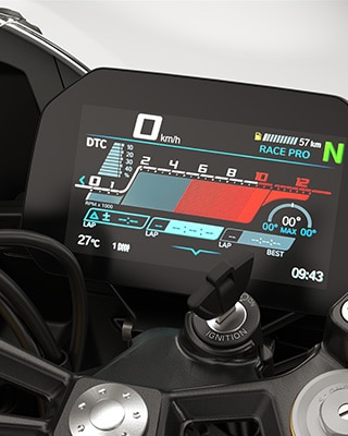 A BMW Motorrad F 450 RR Pro vezetési módjai és 6,5 colos TFT-kijelzője
