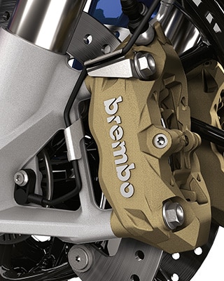 Az R 1250 RS-ről fékberendezése