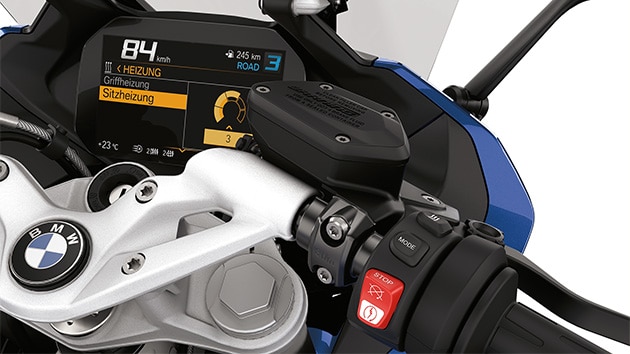 Az R 1250 RS ülésfűtése