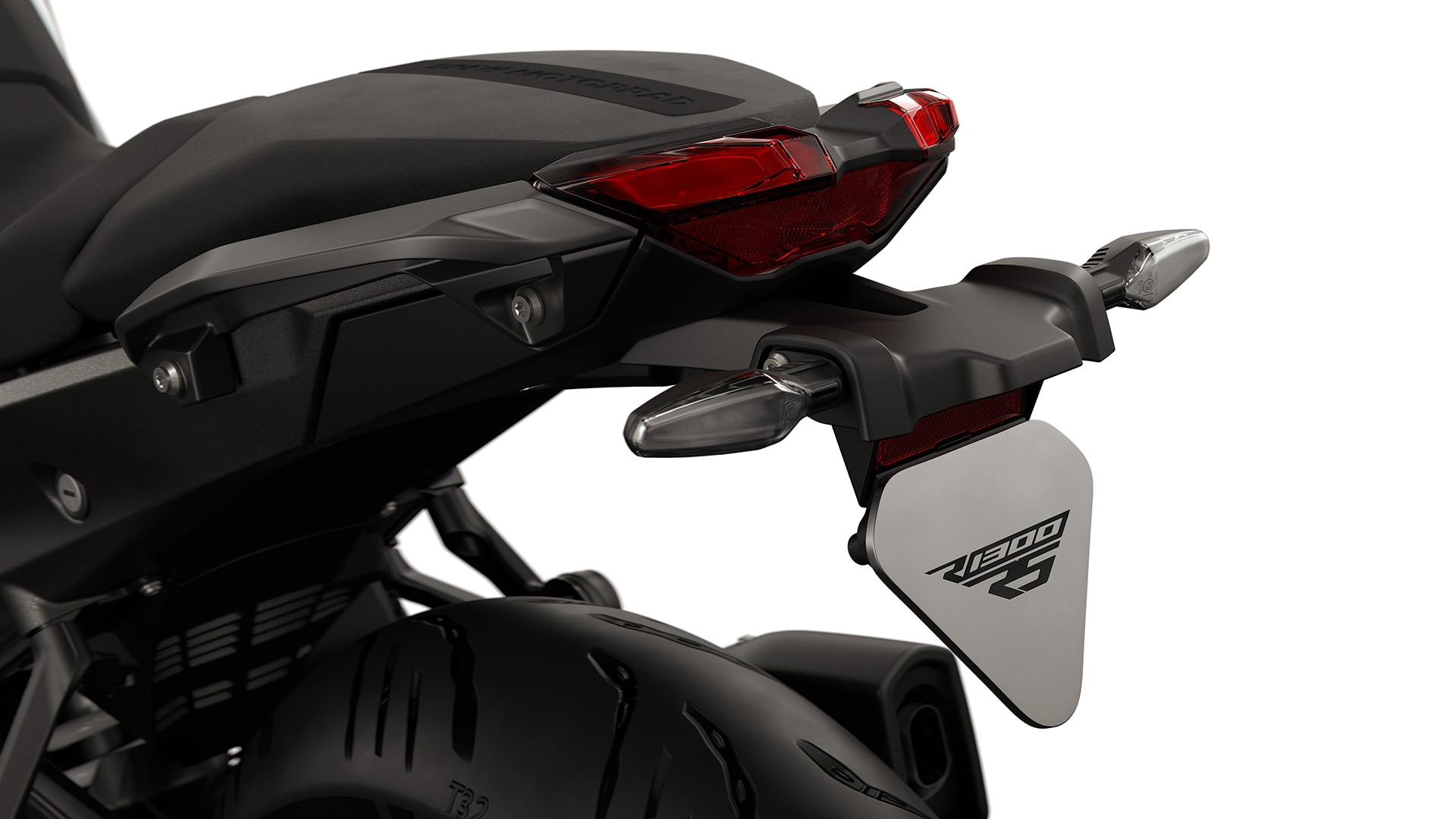 A BMW Motorrad R 1300 RS modellje hátsó részének nézete
