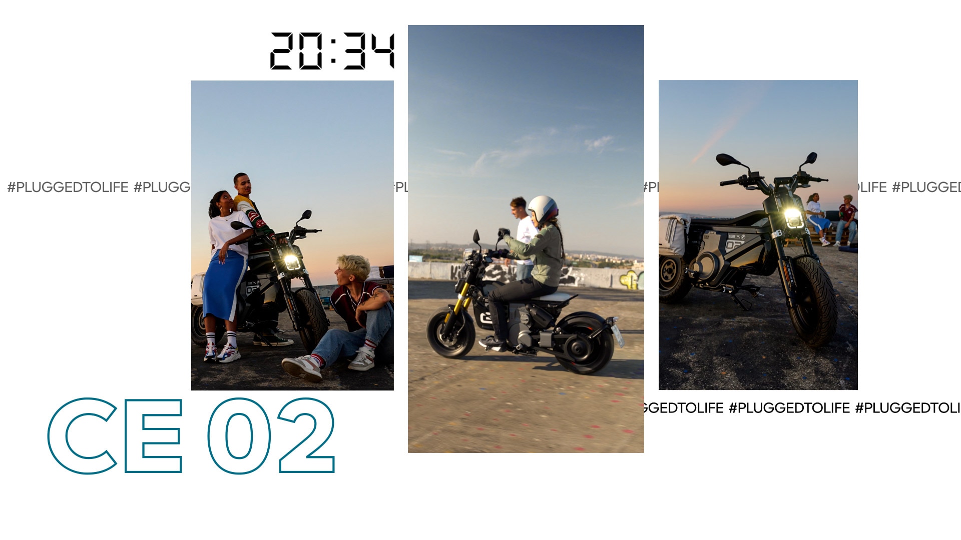 A BMW Motorrad CE 02-ese