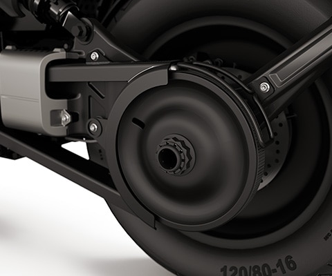 A BMW Motorrad CE 02 eParkourer hátsó lengőkarja