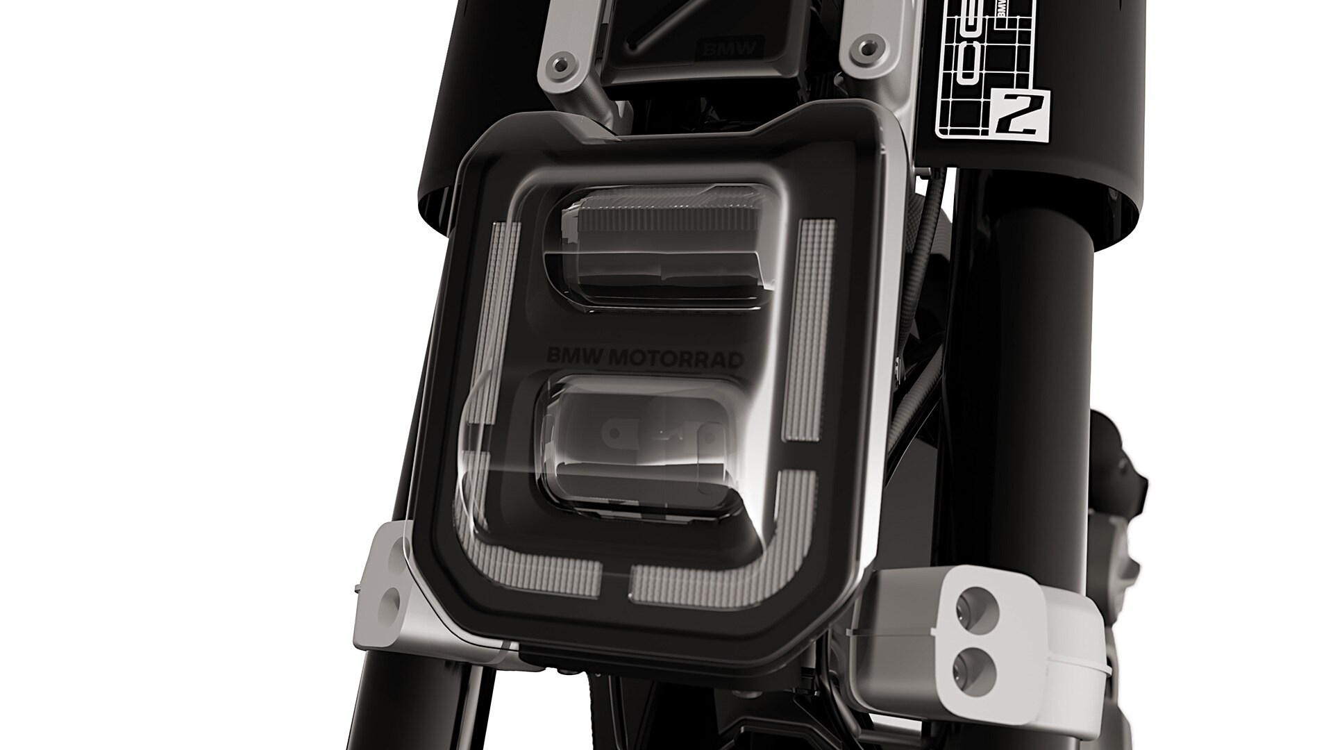 A BMW Motorrad CE 02 eParkourer LED-es fényei