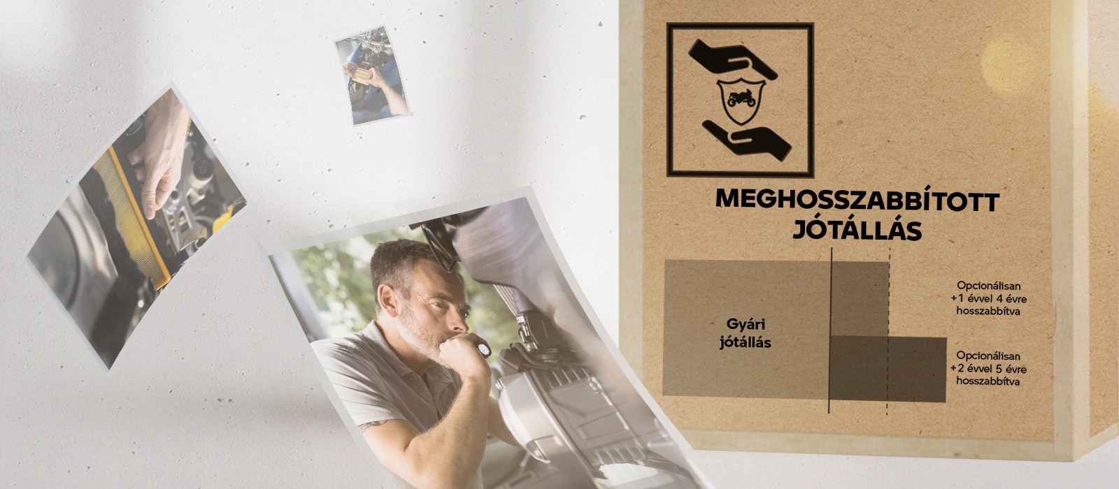 BMW MOTORRAD MEGHOSSZABBÍTOTT JÓTÁLLLÁS